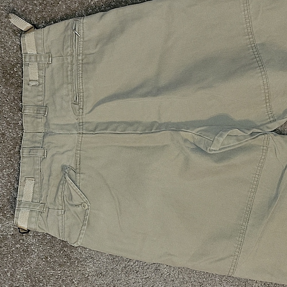 COLOMBIA OUTDOOR JEANS ZIPPER BOTTOMS ADJUSTABLE WAIST DOUBLE KNEE STYLE 34